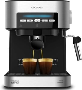 Cecotec Cafetera express Power Espresso 20 Matic.